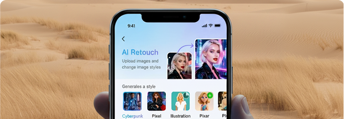 Use AI Image Studio to transform photos
